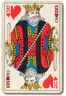King of Hearts card